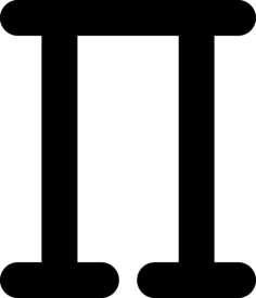 Product Mathematical Symbol Svg Line Art, Free Vectors File